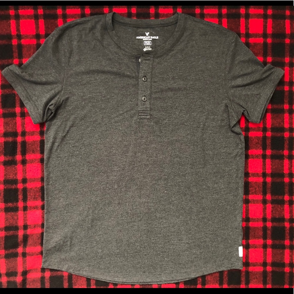American Eagle Henley Tee